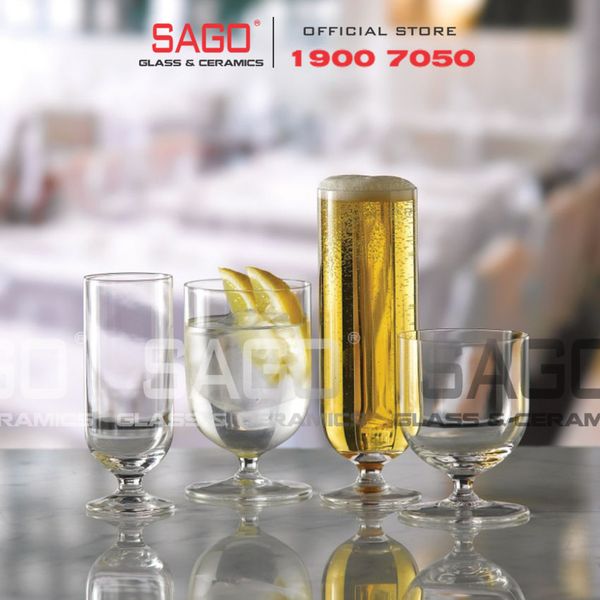  LIBBEY 753301 - Ly thủy tinh Libbey Levitas Dof 360ml | Nhập Khẩu E.U 