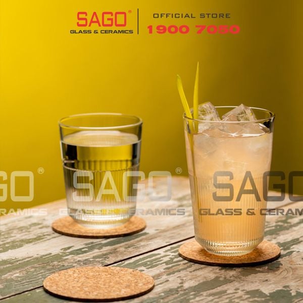  LIBBEY 829501 - Ly Thủy Tinh Cường Lực Libbey Rayo High ball 355ml | Nhập Khẩu E.U 