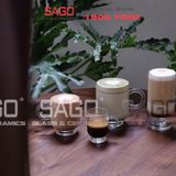  LIBBEY 830606 - Ly thủy tinh Libbey Sentido Cappuccino 220ml | Nhập Khẩu E.U 