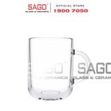  Pasabahce 1109816 - Ly Thủy Tinh Pasabahce Iconic Mug Glass 330ml | Nhập Khẩu Thổ Nhĩ Kỳ 
