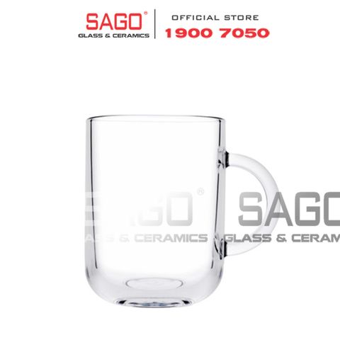  Pasabahce 1109816 - Ly Thủy Tinh Pasabahce Iconic Mug Glass 330ml | Nhập Khẩu Thổ Nhĩ Kỳ 