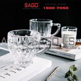  DELI DSZB231 - Ly Thủy Tinh Deli Mug Tea 180ml | Thủy Tinh Cao Cấp 