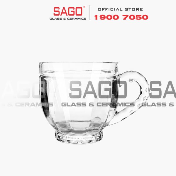  DELI DSZB250 - Ly Thủy Tinh Deli Glassware Mug Tea 210ml | Thủy Tinh Cao Cấp 