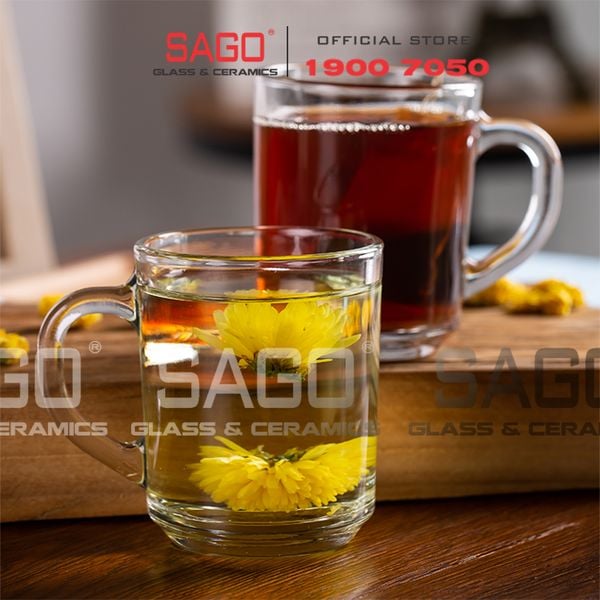  Deli ZB24 - Ly Thủy Tinh Deli Nouveau Mug 240ml |  Thủy Tinh Cao Cấp 