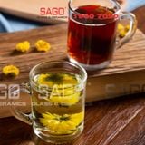  Deli ZB24 - Ly Thủy Tinh Deli Nouveau Mug 240ml |  Thủy Tinh Cao Cấp 