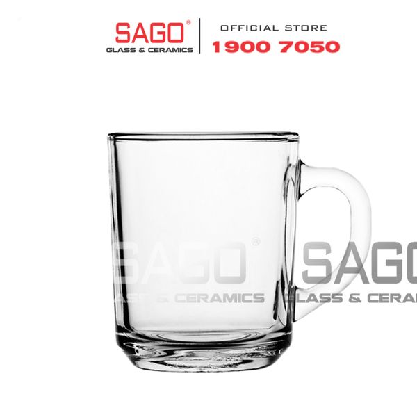  Deli ZB24 - Ly Thủy Tinh Deli Nouveau Mug 240ml |  Thủy Tinh Cao Cấp 