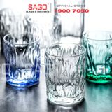  DELI JS5179 - Ly Thủy Tinh Deli Sogente Rock glass 355ml | Thủy Tinh Cao Cấp 