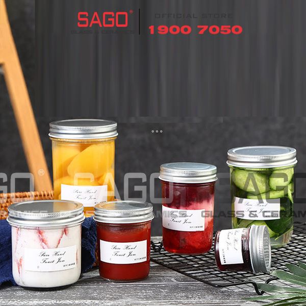  Hũ Thủy Tinh Đái Nhỏ Nắp Nhôm | Tùy Chọn Dung Tích 