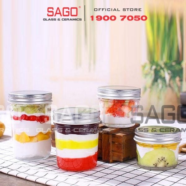 Hũ Thủy Tinh Đái Nhỏ Nắp Nhôm | Tùy Chọn Dung Tích 