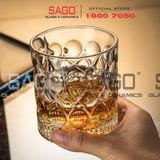  HONGLI 5412XO - Ly Thủy Tinh Hongli Whisky Glass 285ml | Thủy Tinh Cao Cấp 