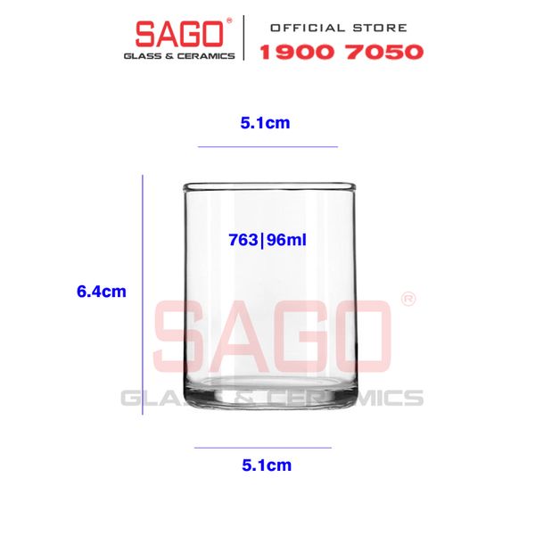  LIBBEY 763 - Ly Thủy Tinh Libbey Votive 96ml | Nhập Khẩu USA 