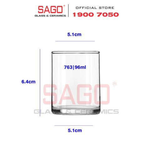  LIBBEY 763 - Ly Thủy Tinh Libbey Votive 96ml | Nhập Khẩu USA 