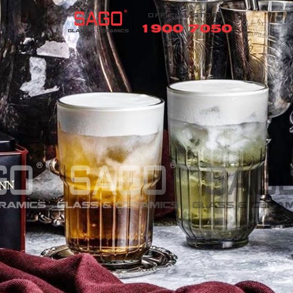  LIBBEY 16078 - Ly Thủy Tinh Libbey LINQ White Beverage 355ml | Thủy Tinh Cường Lực Cao Cấp 