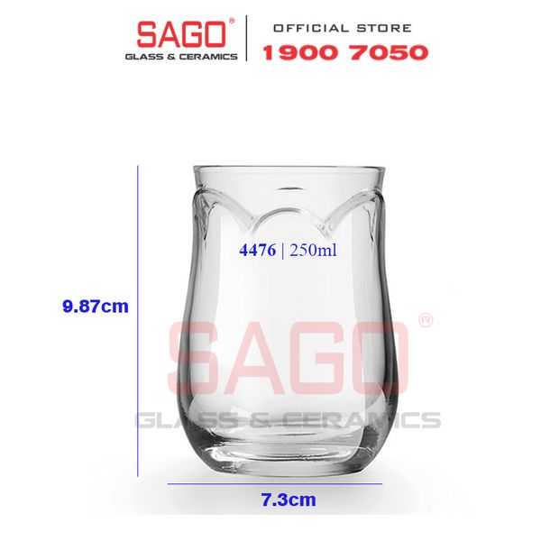  LIBBEY 824476 - Ly Thủy Tinh Libbey Tulip Tumber 250ml | Nhập Khẩu E.U 