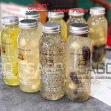  Chai Thủy Tinh Tròn Nắp Nhôm | Tùy Chọn Dung Tích 