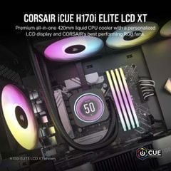 Tản nhiệt nước AIO Corsair H170i ELITE LCD XT