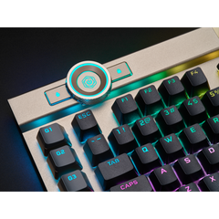 Bàn phím Corsair K100 RGB Midnight Gold Optical-Mechanical Gaming Keyboard — CORSAIR OPX Switch