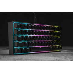 Bàn phím Corsair K65 RGB MINI 60% Mechanical Gaming Keyboard — CHERRY MX Red — Black