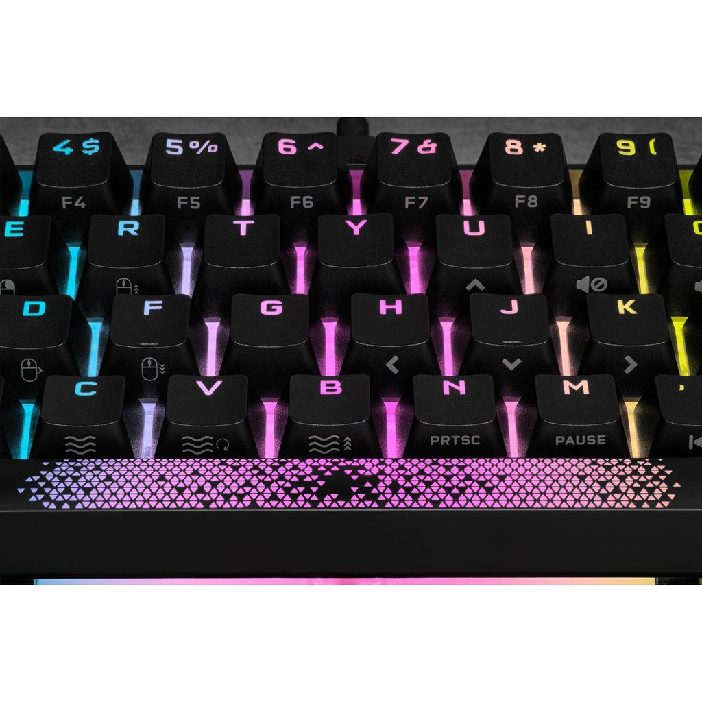 Bàn phím Corsair K65 RGB MINI 60% Mechanical Gaming Keyboard — CHERRY MX Red — Black