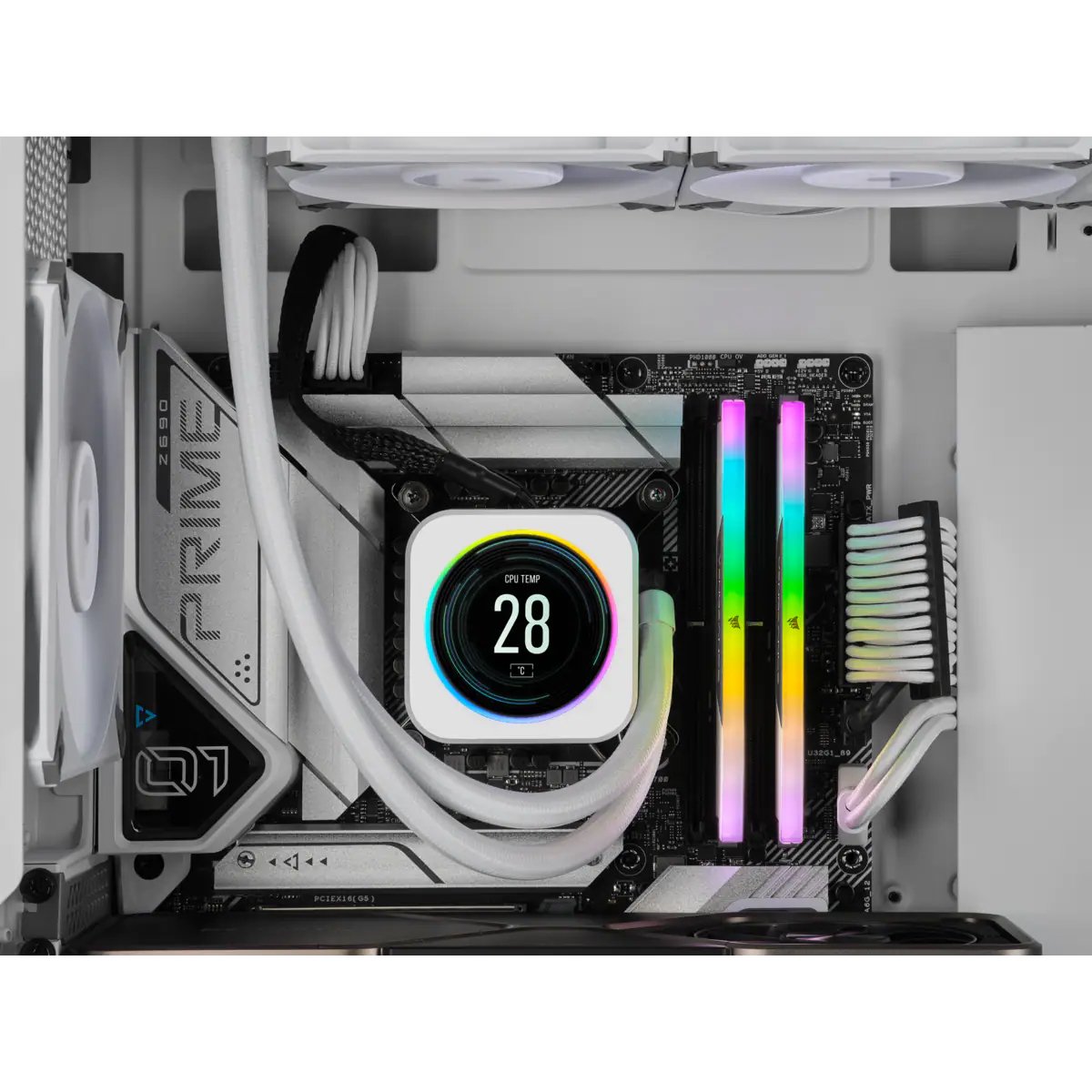 RAM Corsair Vengeance® RGB 32GB (2x16GB) DDR5 DRAM 5600MHz C36 Memory