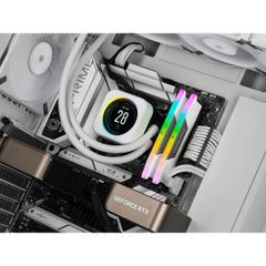 RAM Corsair Vengeance® RGB 32GB (2x16GB) DDR5 DRAM 5600MHz C36 Memory Kit — White