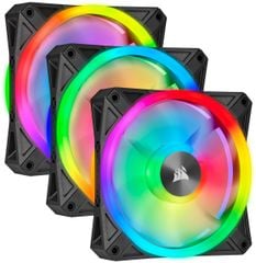 Fan Corsair iCUE QL120 RGB 120mm PWM Fan — Triple Fan Kit with Lighting Node CORE