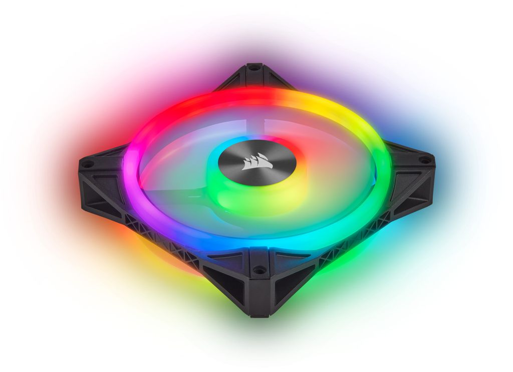 Fan Corsair iCUE QL120 RGB 120mm PWM Fan — Triple Fan Kit with Lighting Node CORE