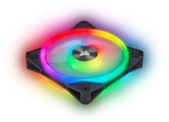 Fan Corsair iCUE QL120 RGB 120mm PWM Fan — Triple Fan Kit with Lighting Node CORE