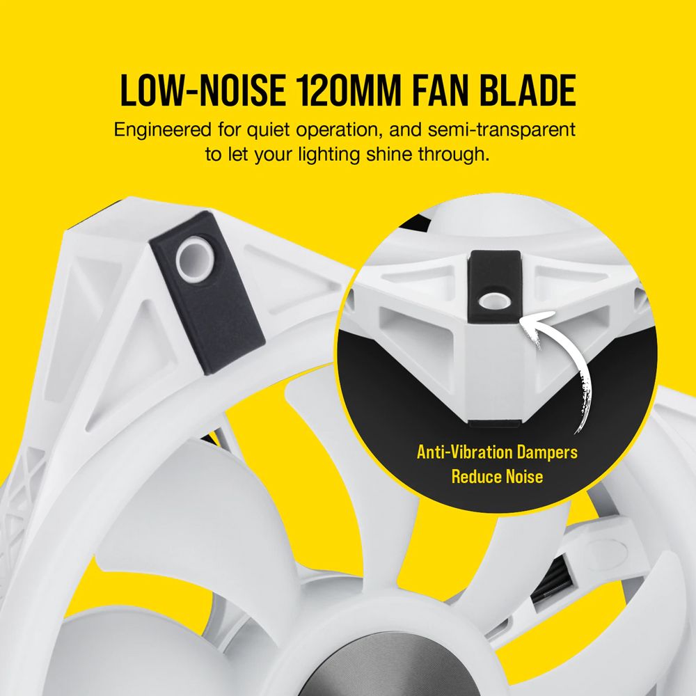 Fan Corsair iCUE QL120 RGB 120mm PWM Fan — Triple Fan Kit with Lighting Node CORE