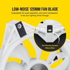 Fan Corsair iCUE QL120 RGB 120mm PWM Fan — Triple Fan Kit with Lighting Node CORE