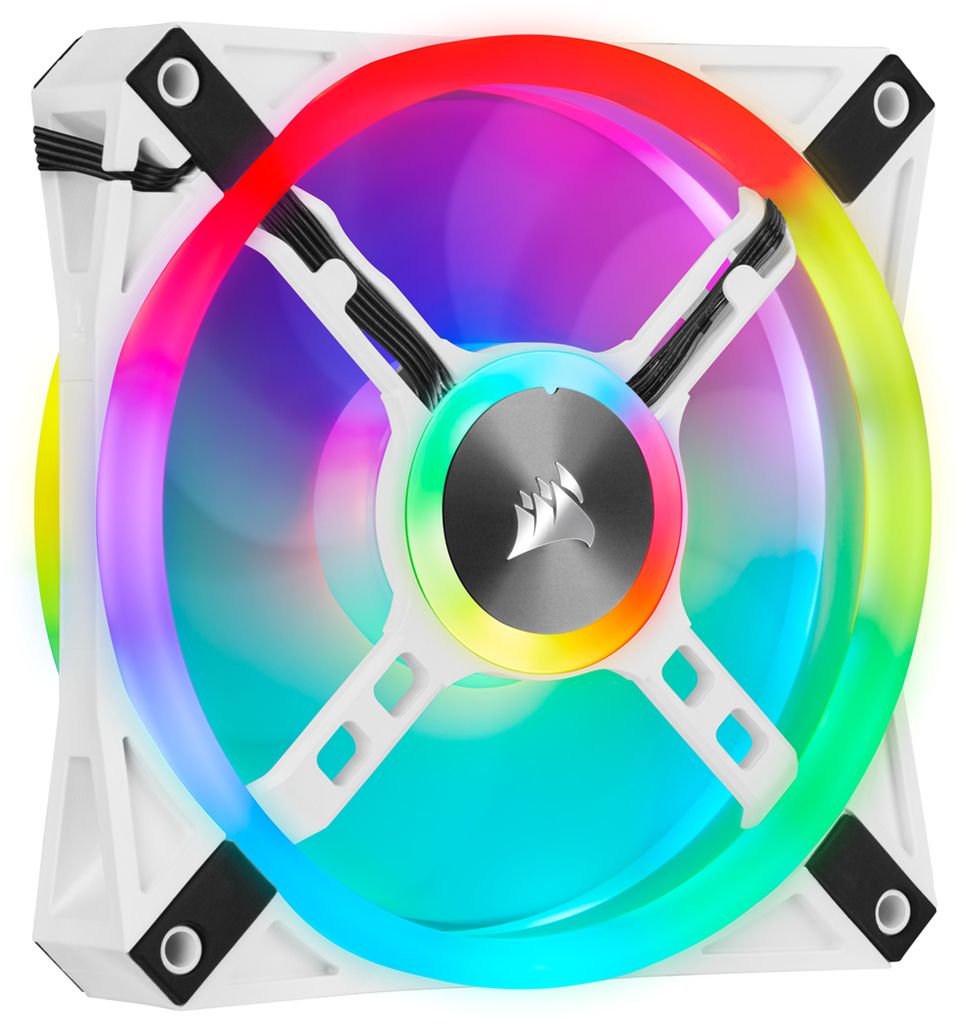 Fan Corsair iCUE QL120 RGB 120mm PWM Fan — Triple Fan Kit with Lighting Node CORE