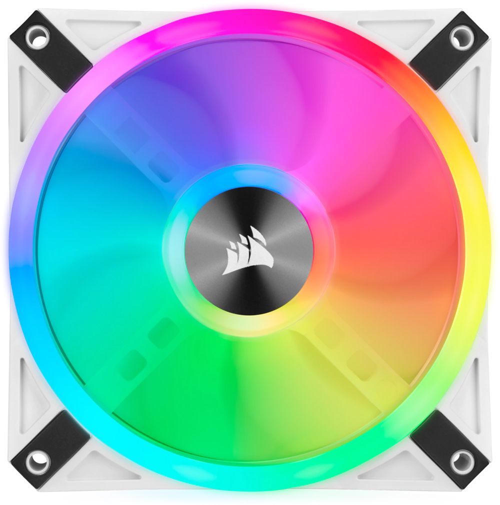 Fan Corsair iCUE QL120 RGB 120mm PWM Fan — Triple Fan Kit with Lighting Node CORE