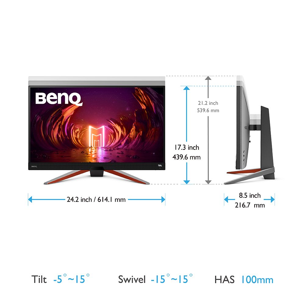 Màn hình gaming BenQ MOBIUZ EX2710Q QHD 1ms IPS 165Hz