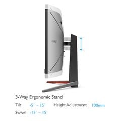 Màn hình gaming cong BenQ MOBIUZ EX3210R 2K 165Hz 1000R