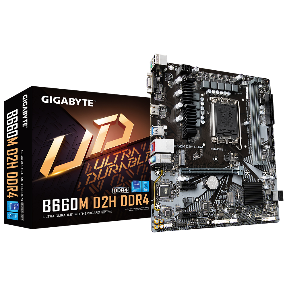 Mainboard GIGABYTE B660M D2H DDR4