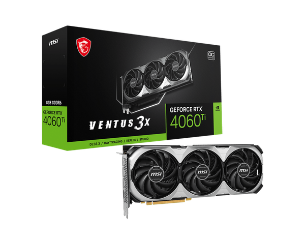 VGA MSI GeForce RTX™ 4060 Ti VENTUS 3X 8G OC