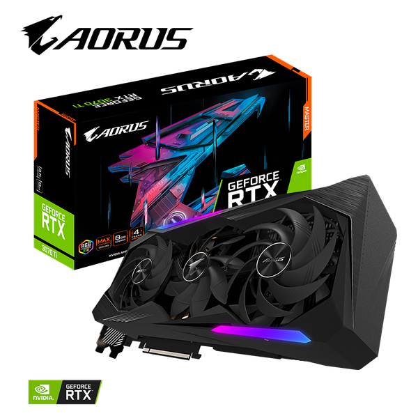 VGA GIGABYTE AORUS GeForce RTX 3070 Ti MASTER 8G