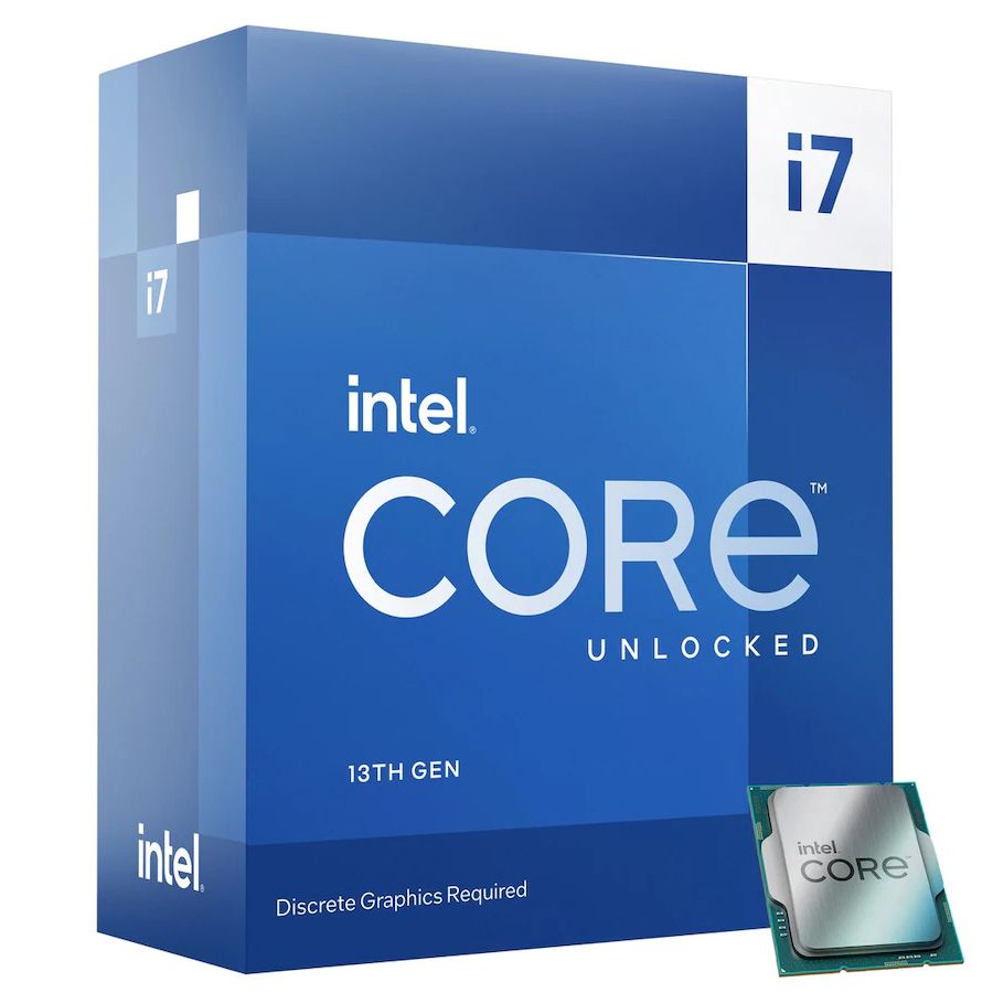 CPU Intel Core i7 13700KF (2.5GHz turbo up to 5.4GHz, 16 nhân 24 luồng, 30MB Cache, 125W)   Socket Intel LGA1700