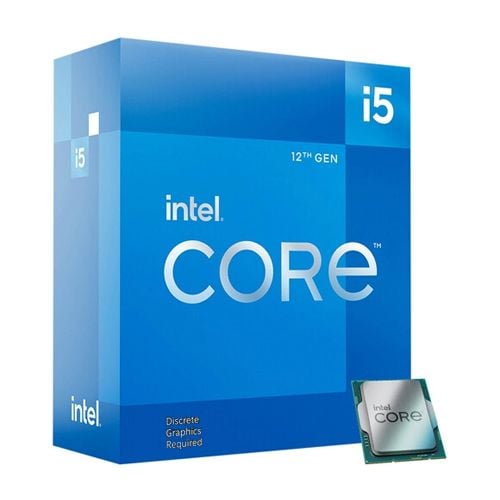 CPU Intel Core i5 12400F (2.5GHz turbo up to 4.4GHz, 6 nhân 12 luồng, 18MB Cache, 65W)   Socket Intel LGA1700