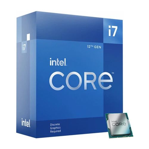 CPU Intel Core i7 12700F(2.1GHz turbo up to 4.9GHz, 12 nhân 20 luồng, 25MB Cache, 65W)   Socket Intel LGA1700