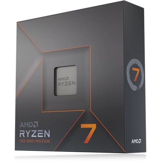 CPU AMD Ryzen 7 7700X (4.5GHz turbo up to 5.4GHz, 8 nhân 16 luồng, 40MB Cache, 105W) - Socket AMD AM5