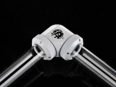 Bitspower Fitting Góc 90 Dual MultiLink For OD 12MM (WHITE)