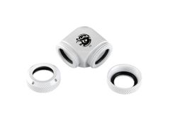 Bitspower Fitting Góc 90 Dual MultiLink For OD 12MM (WHITE)