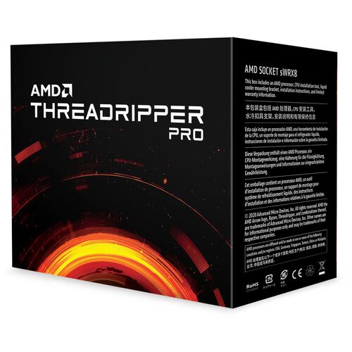 CPU AMD Ryzen Threadripper Pro 3975WX (4.2 GHz/ 144MB/ 32 cores 64 threads/ 280W/ Socket sWRX8)