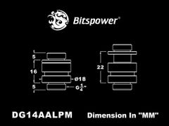 Silver Shining Mini Dual G1/4