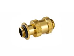 Bitspower Ftting Dual Adjustable Aqua Link Pipe I (22-31MM) (True Brass)