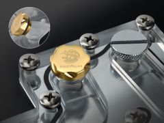 Bitspower Premium Stop Fitting (True Brass)