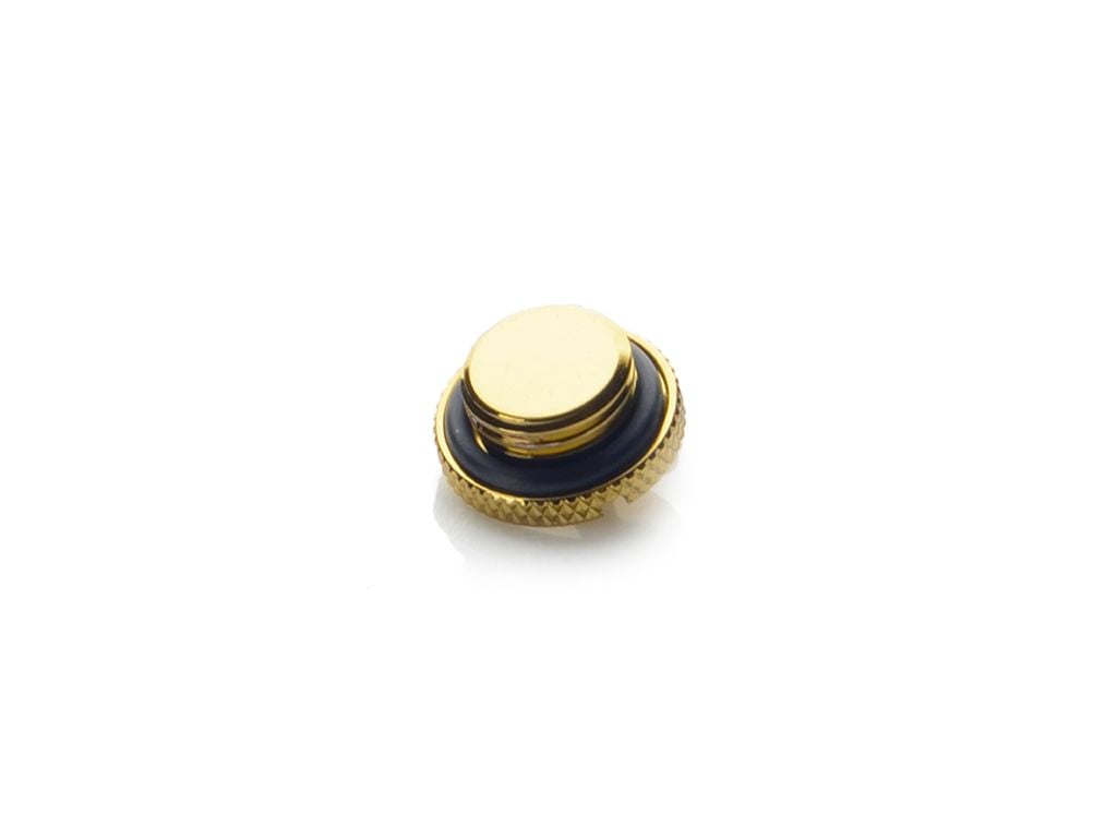 Bitspower Low-Profile Stop Fitting (True Brass)
