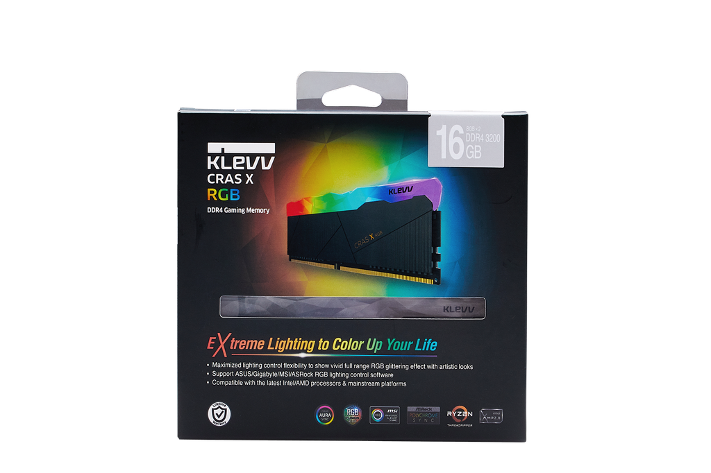 Ram Klevv DDR4 CRAS X RGB 16GB (2*8GB) Bus 3200 C16