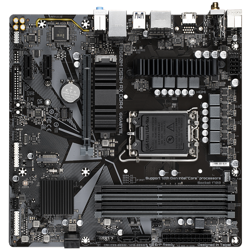 Mainboard GIGABYTE B660M DS3H AX DDR4